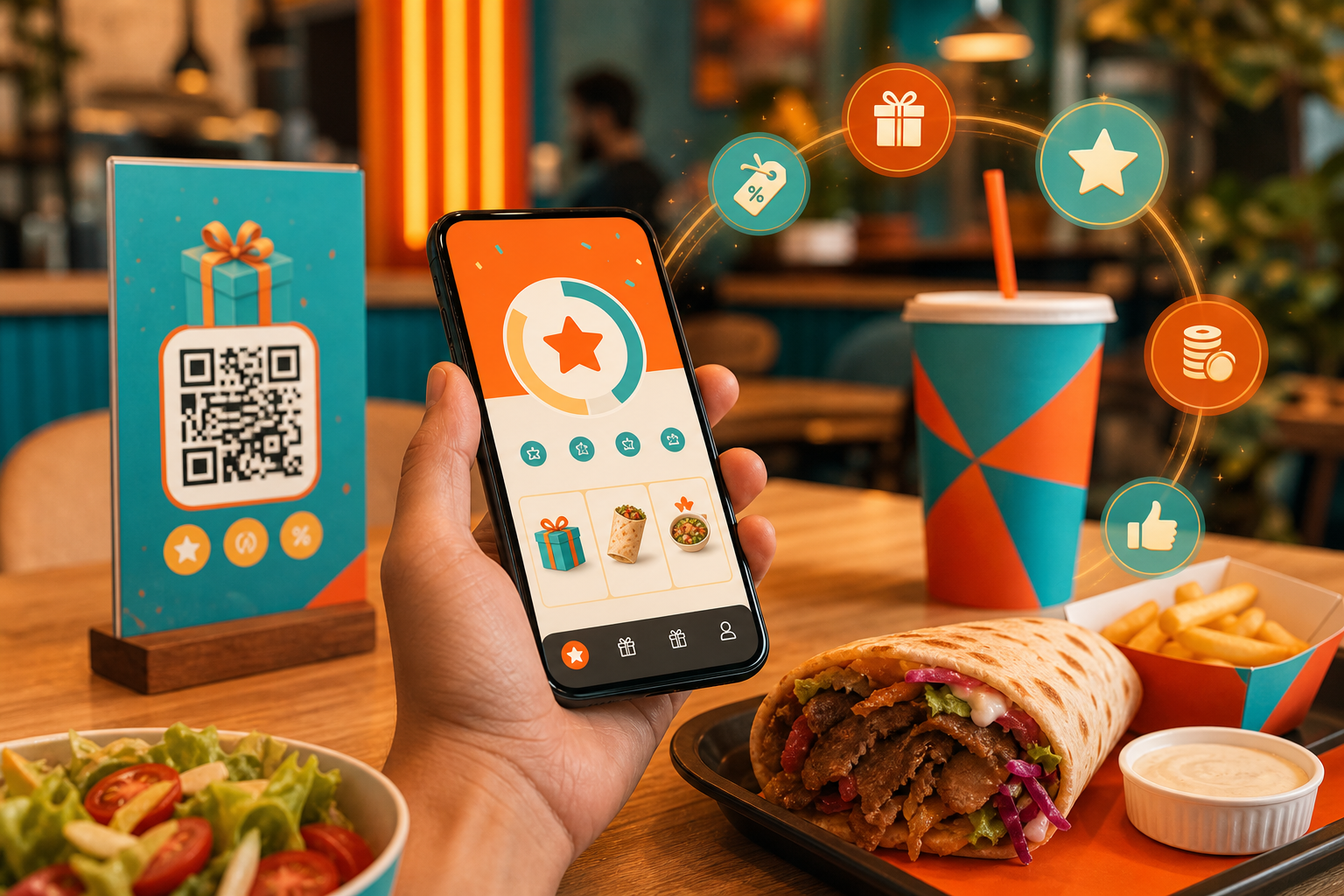 Loyalty rewards campaign visual